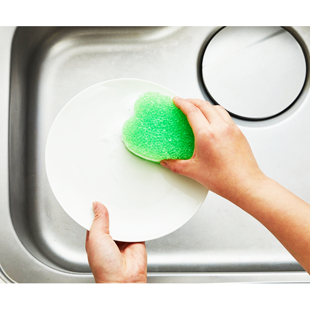kf111_キッチンクリーナーソフト グリーン 洗い物