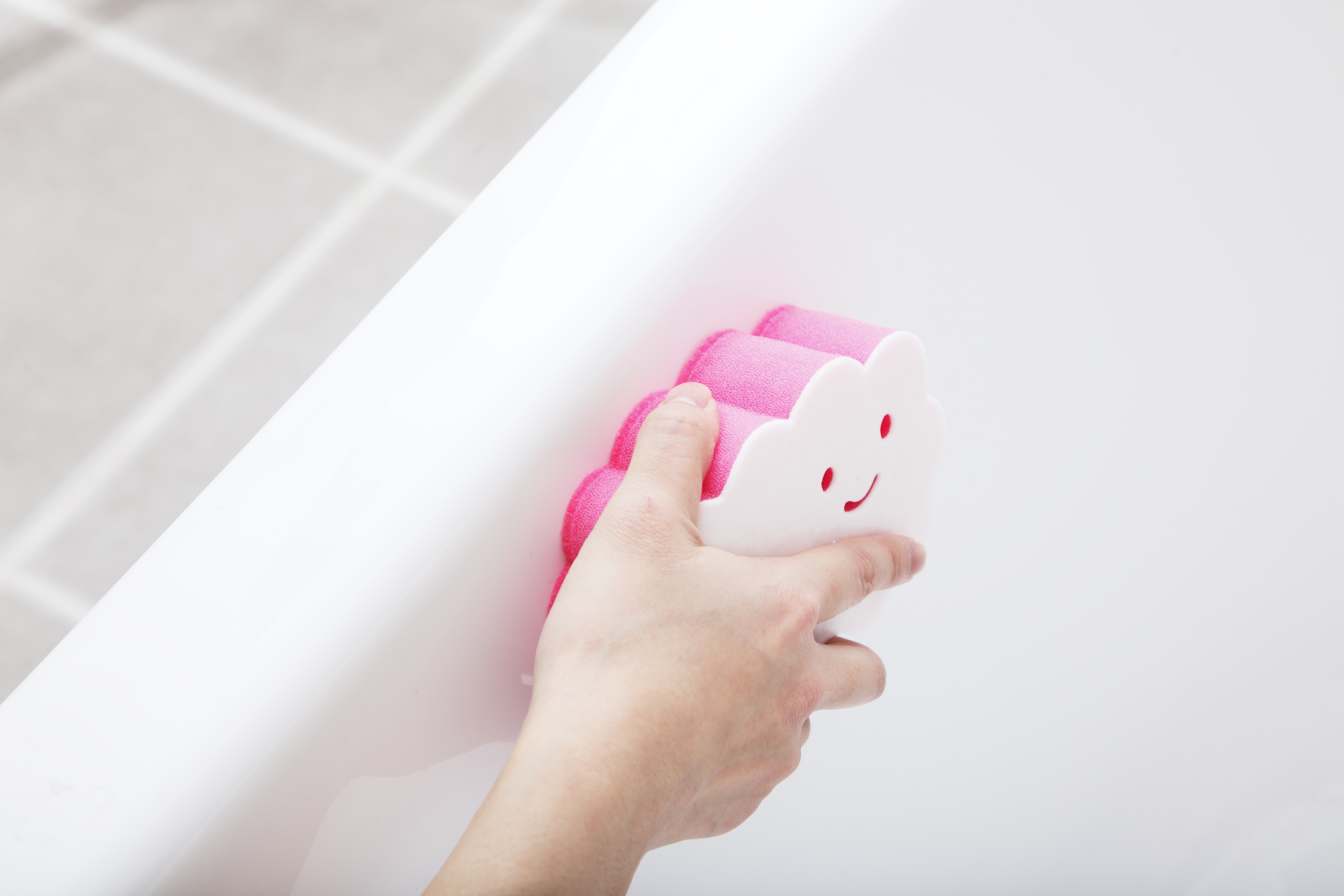 貼りつくバスクリーナー ピンク - BX801-25831 - 画像 (3)