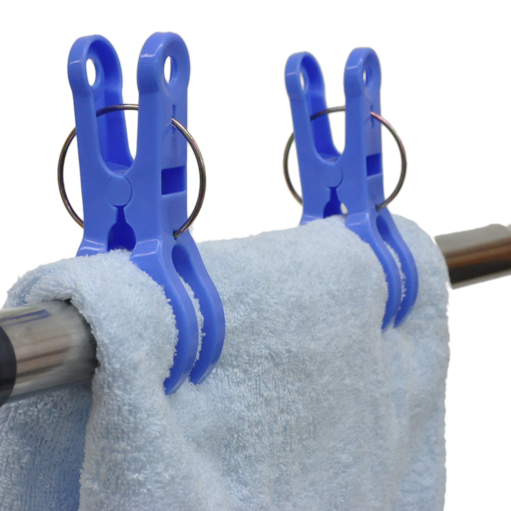 毛布 ハンガーピンチ 4個入り-LK006-34006 - 画像 (4)