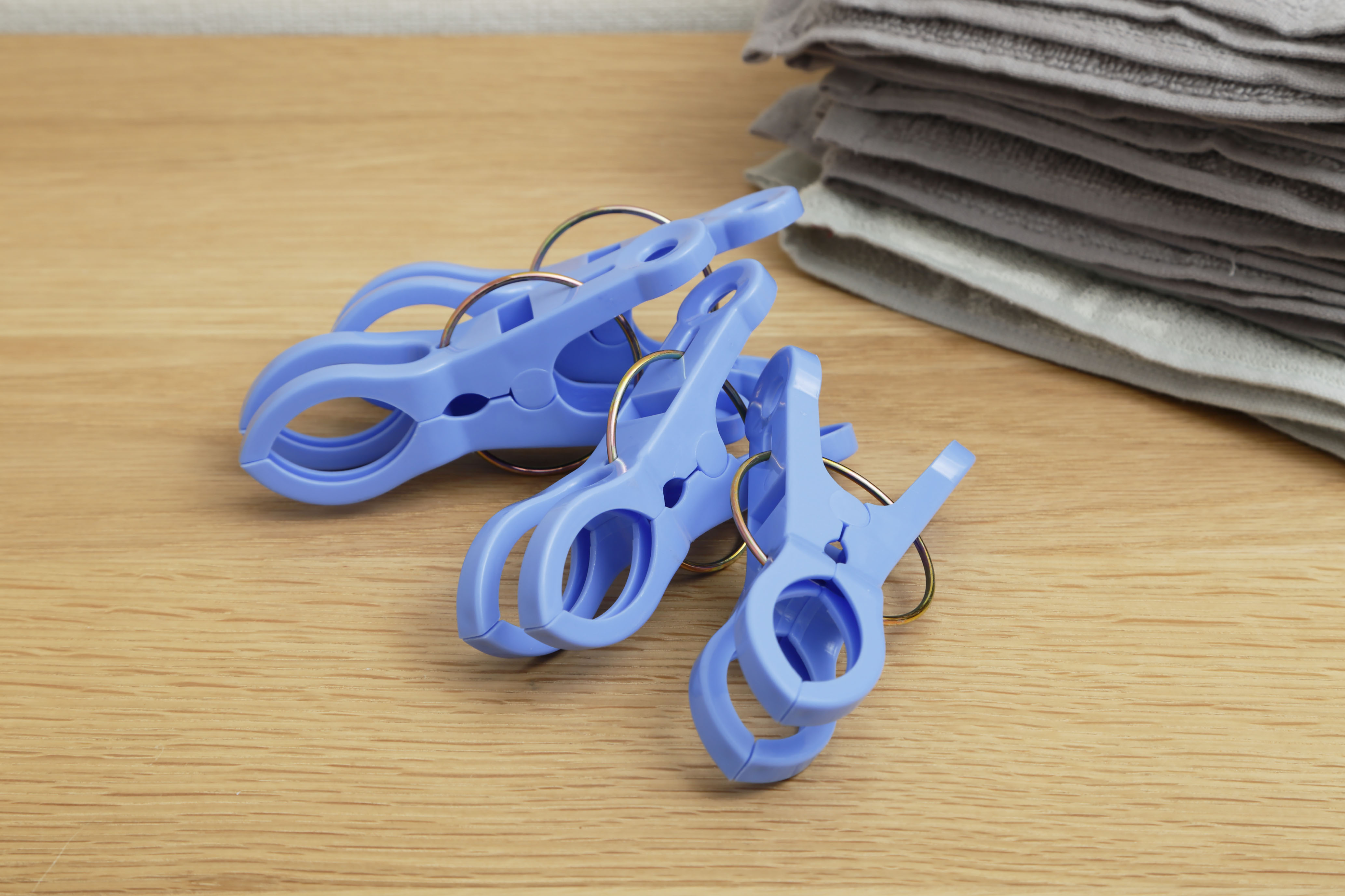 毛布 ハンガーピンチ 4個入り-LK006-34006 - 画像 (5)