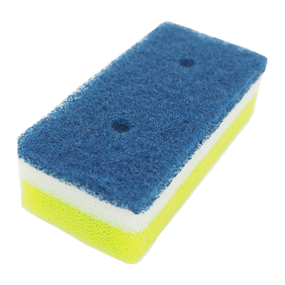 【送料無料】【日本製】さらに二個おまけ付き 銀と銅の抗菌W効果!!毎日使うものだから清潔に♪泡クリアハードスポンジ10個セット グリーン-KCL03-10p-g-17003 - 画像 (2)