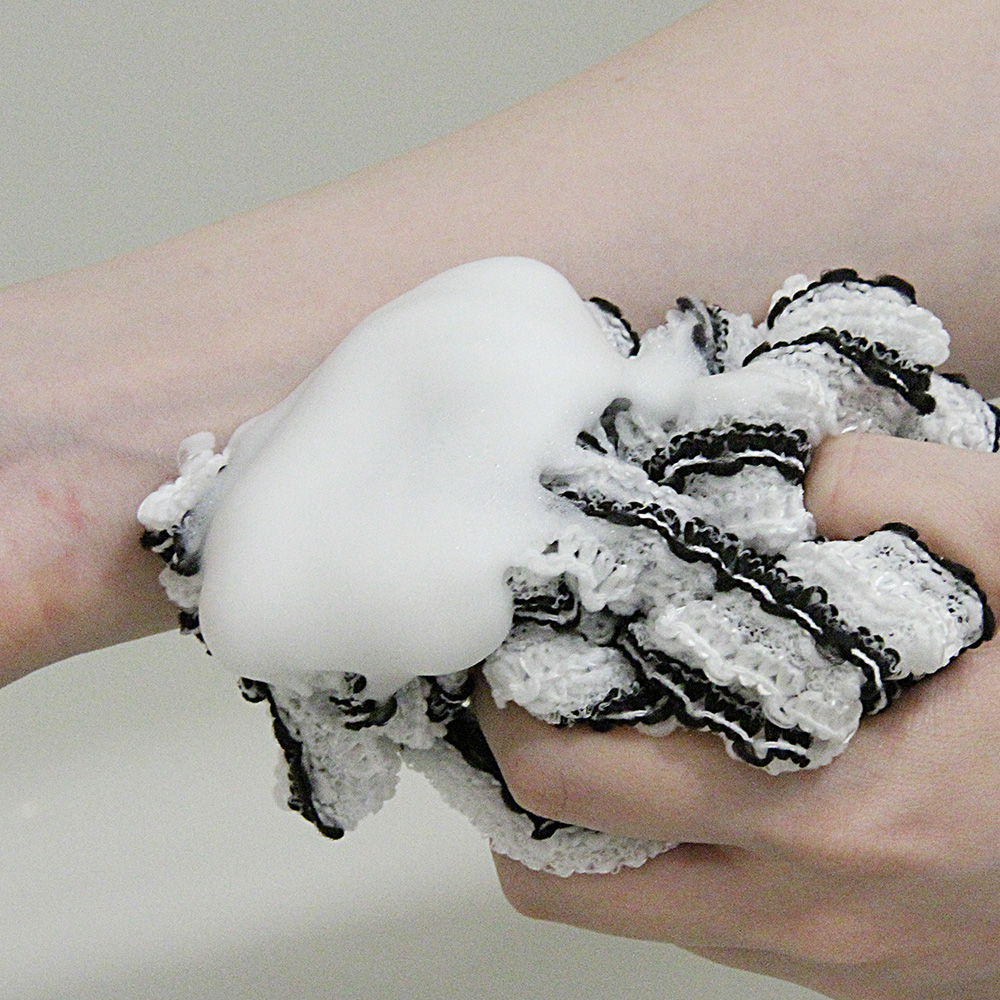 伸びる泡ソープタオル ブラック_BT962_28964 - 画像 (5)