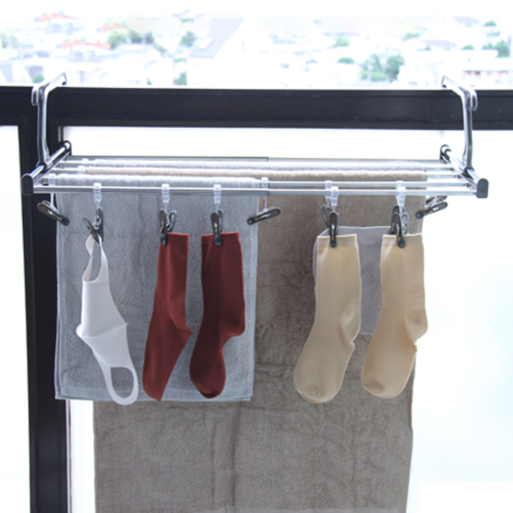 伸縮ランドリーラック ピンチ付20個_LK486_34486 - 画像 (3)